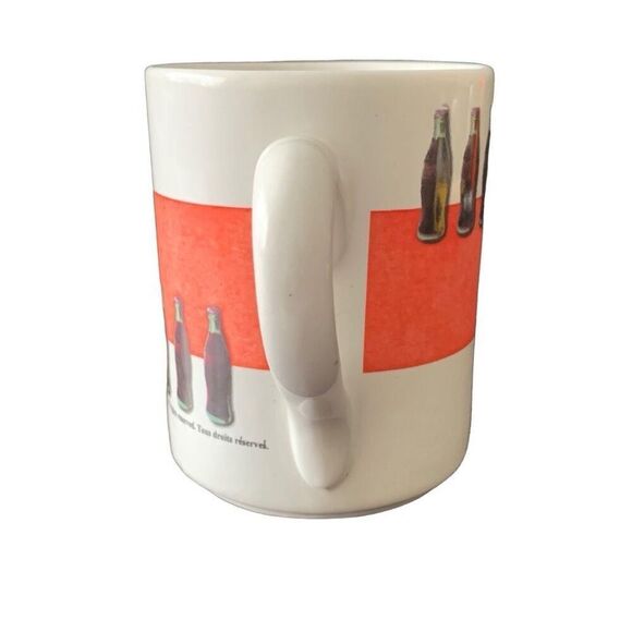 Vintage Coca-Cola 1997 Always Refreshing Collectible Logo Bottle Mug HTF - Picture 3 of 10